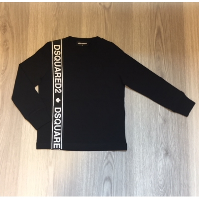 Dsquared2 longsleeve zwart DQ03NZ-DQ900 Dsquared2 longsleeve zwart DQ03NZ-DQ900